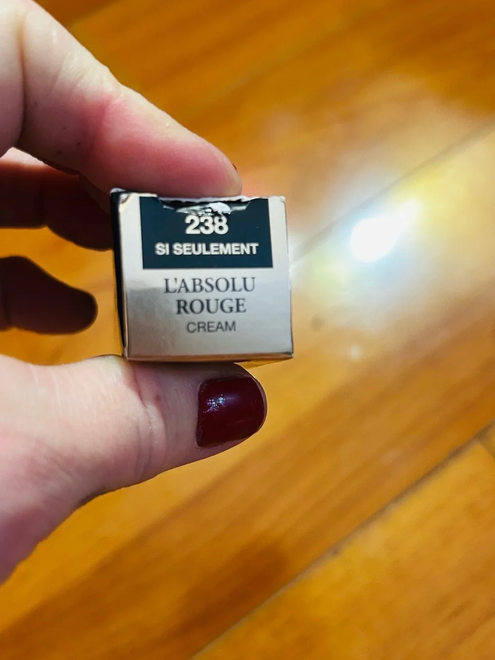 Lancôme L'Absolu Rouge Cream Lipstick - Vintage Ruby Pink